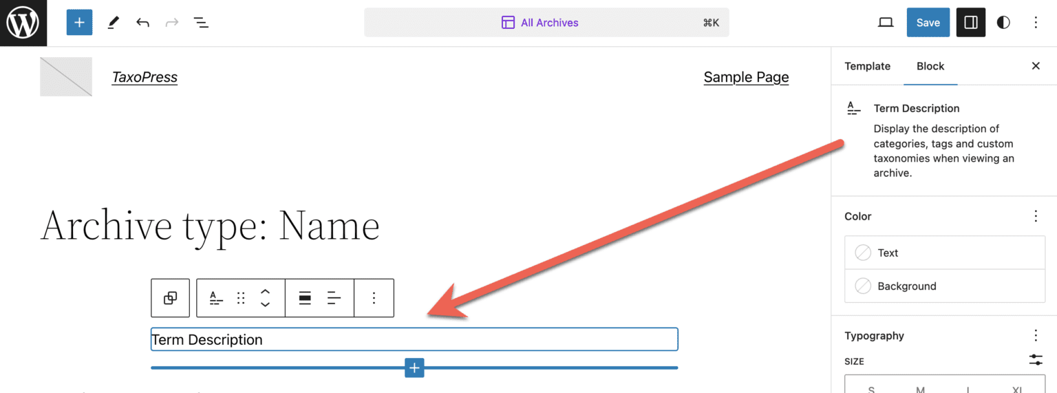 Term Description How to Show a Category or Tag Description in WordPress - TaxoPress